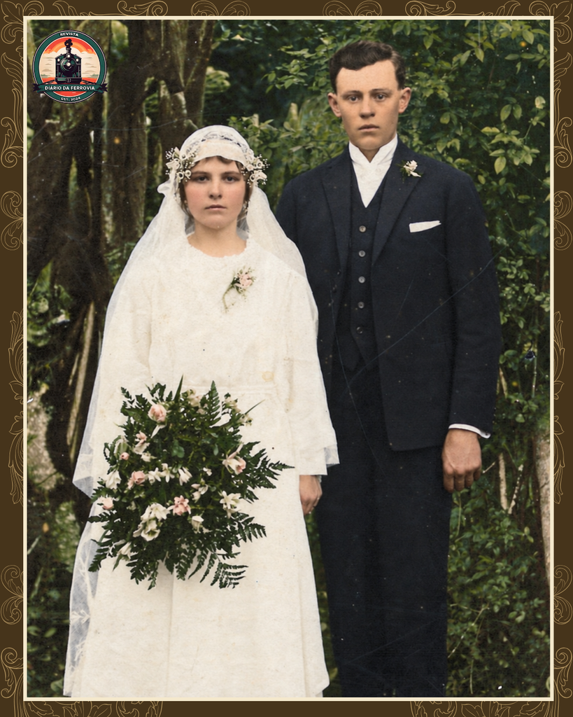 3-819x1024 Casamento de Germano Lauffer e Alma Ella Renck em 1923, em Igrejinha